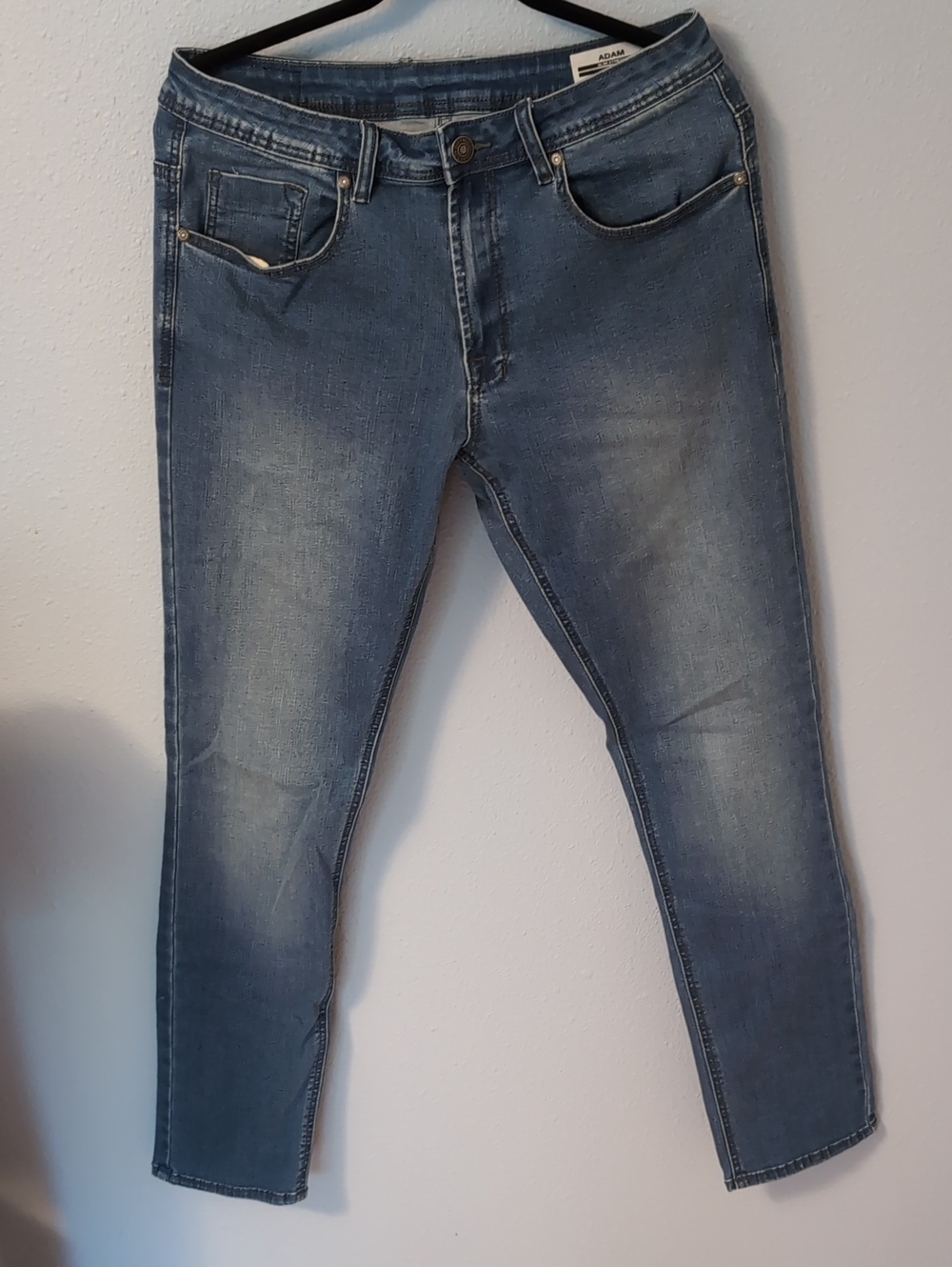 Buffalo David Bitton Men's Skinny Jeans in Faded Blue Wash 32 X 32